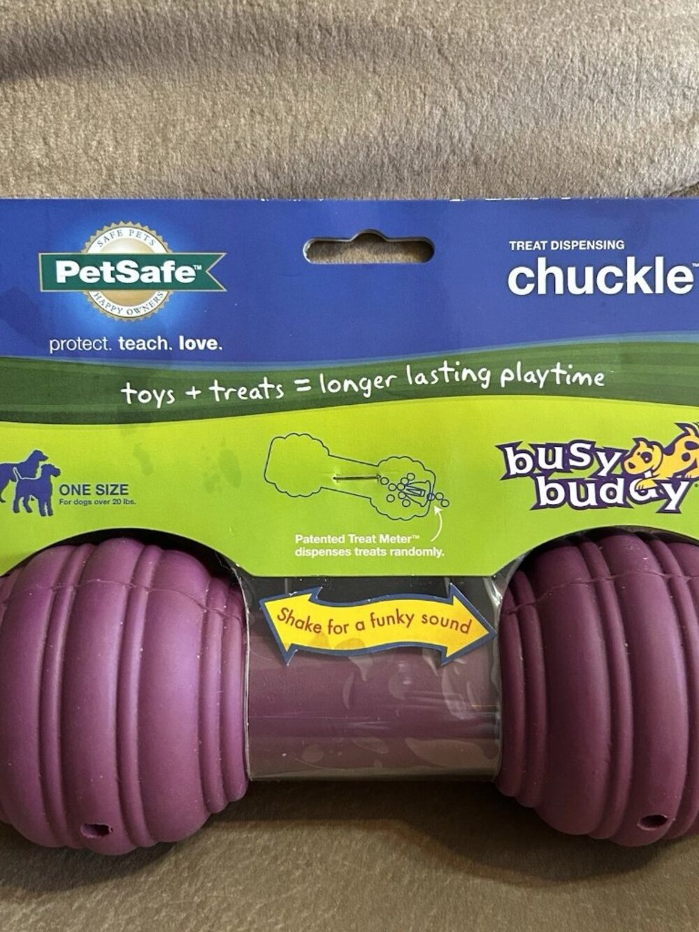 Pet Safe Busy Buddy Chuckle Treat Dispensing Toy